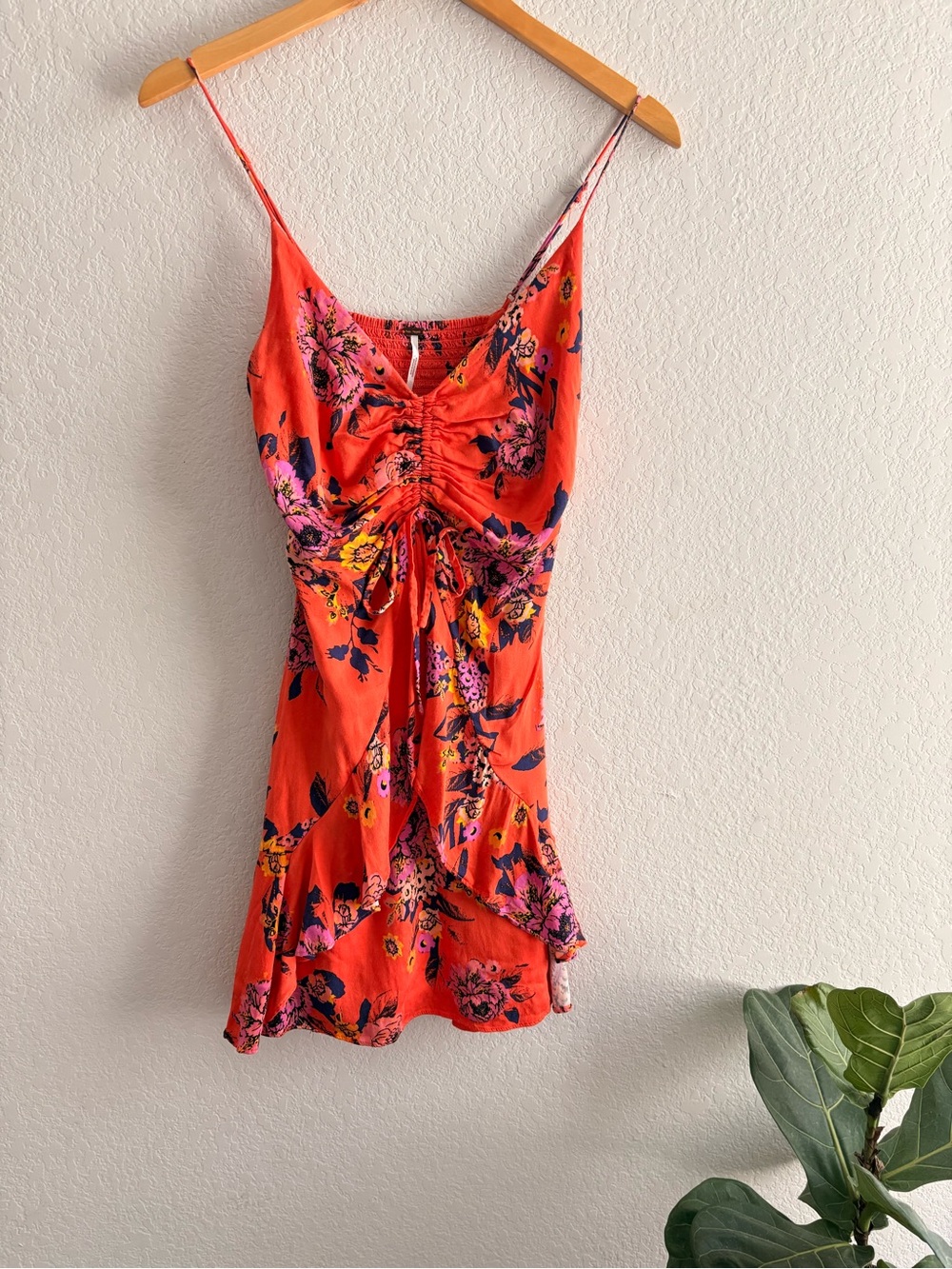 Free People "Happy Heart" Mini Dress SMALL - Picture 6 of 7